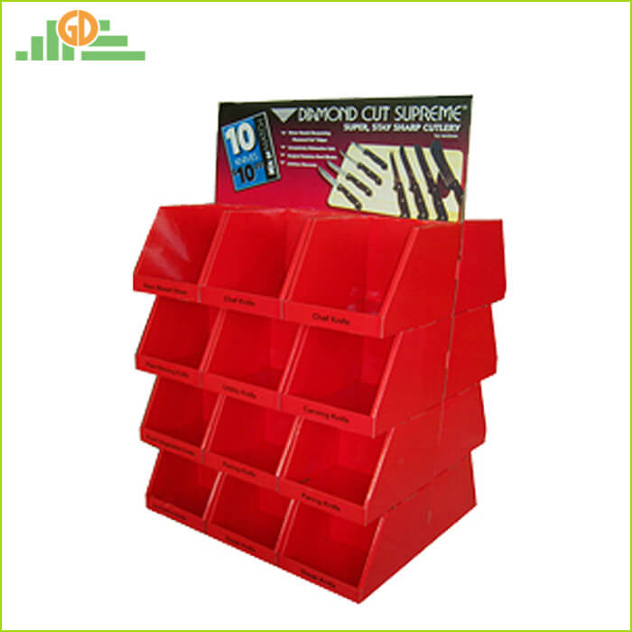 Durable Retail Body lotion Display Corrugated Cardboard Pallet Display