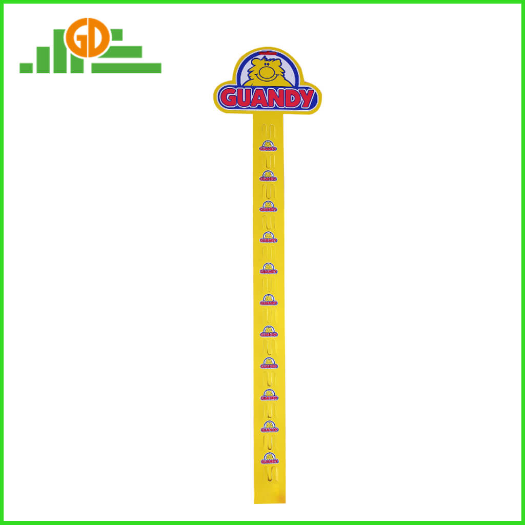 high quality PP PVC supermarket pp plastic hanging clip strip