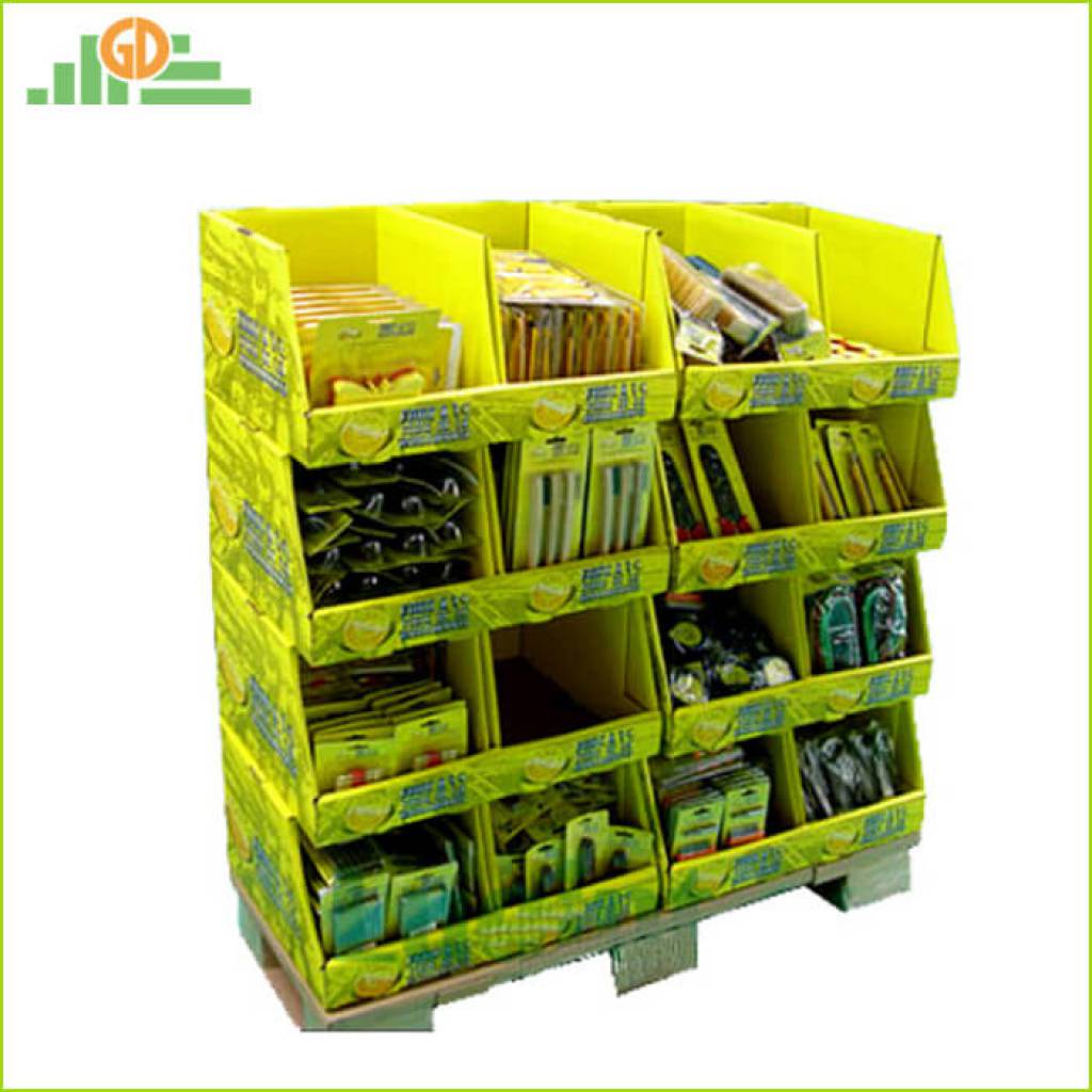 Hot Sale POP Stackable Cardboard Pallet Display