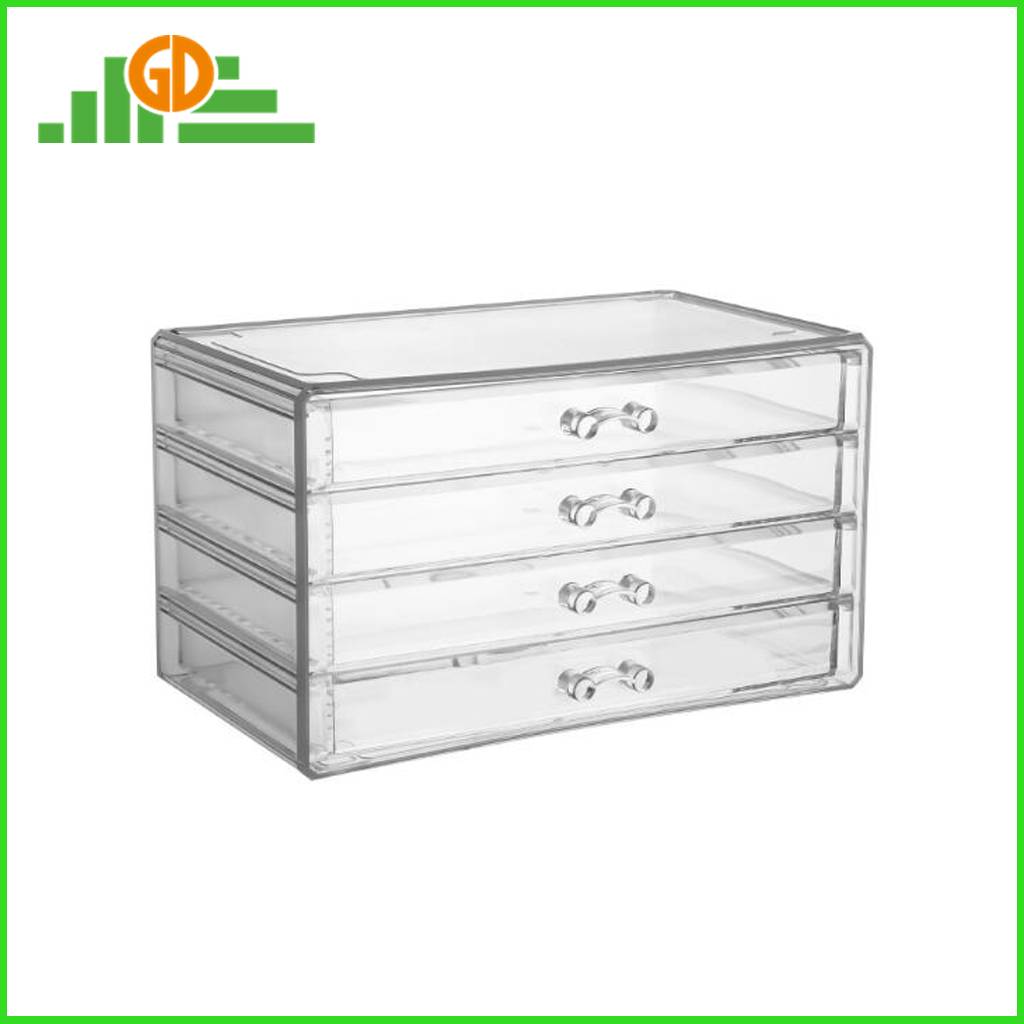 Customized  plexiglass Acrylic display shelf desktop display stand storage box for Jewelery