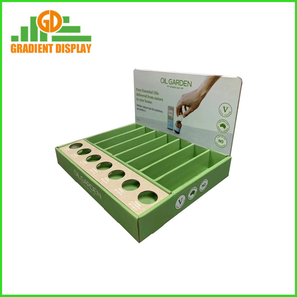 Custom Kraft Paper Display Cardboard Table Counter Top Box Display Countertop Cardboard Counter Display Box