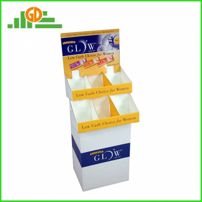 POS Market Retail Pocket Shelf Cardboard Stand Up Display